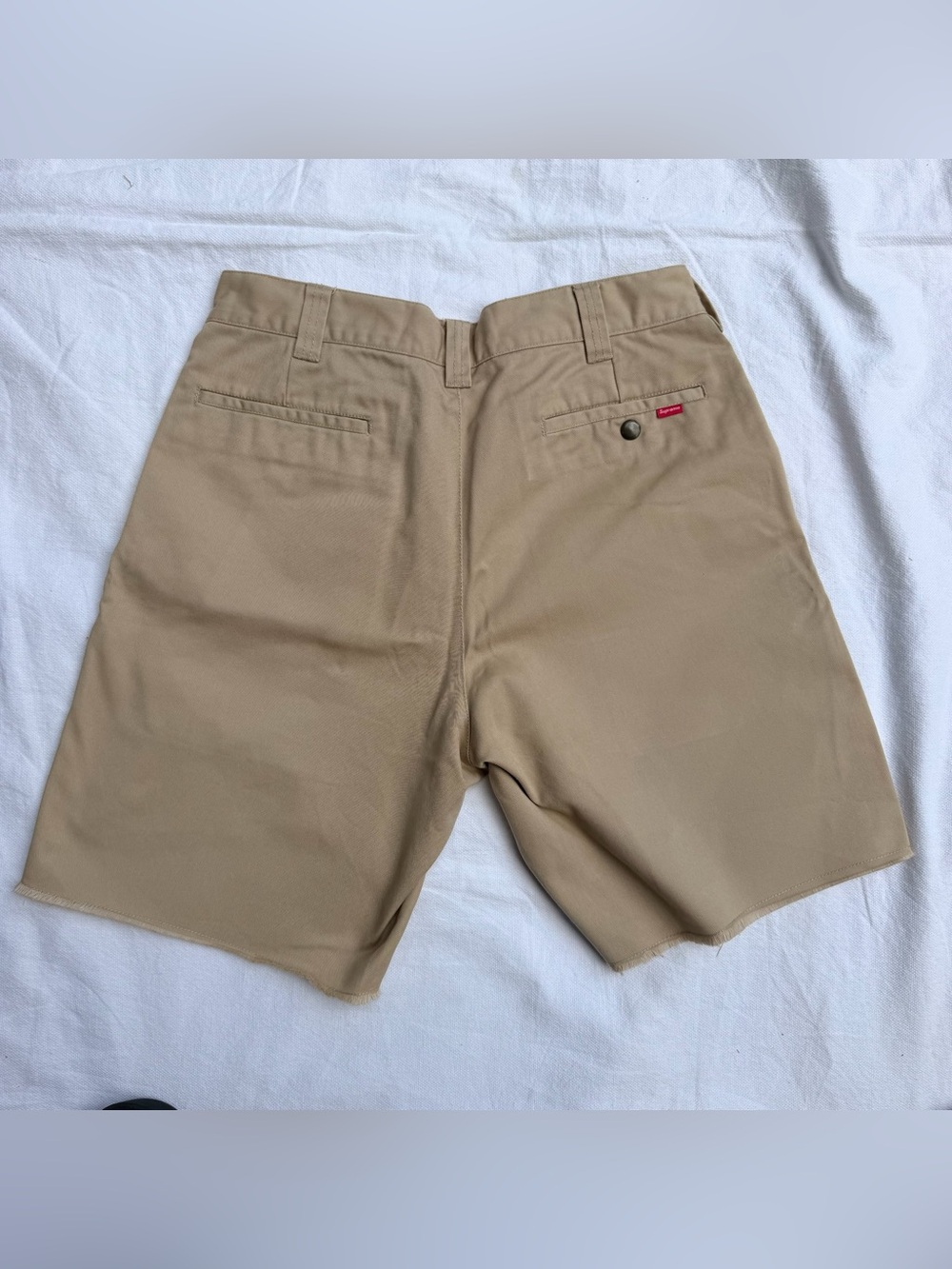 Supreme Mother Mary Cut Off Khaki Shorts - Picture 4 of 4